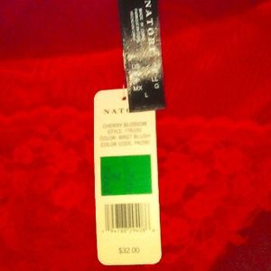 ORIGINAL NATORI WOMANS UNDERWEAR. SIZE LARGE COLOR CHERRY 🍒 BLOSSOM 🌸